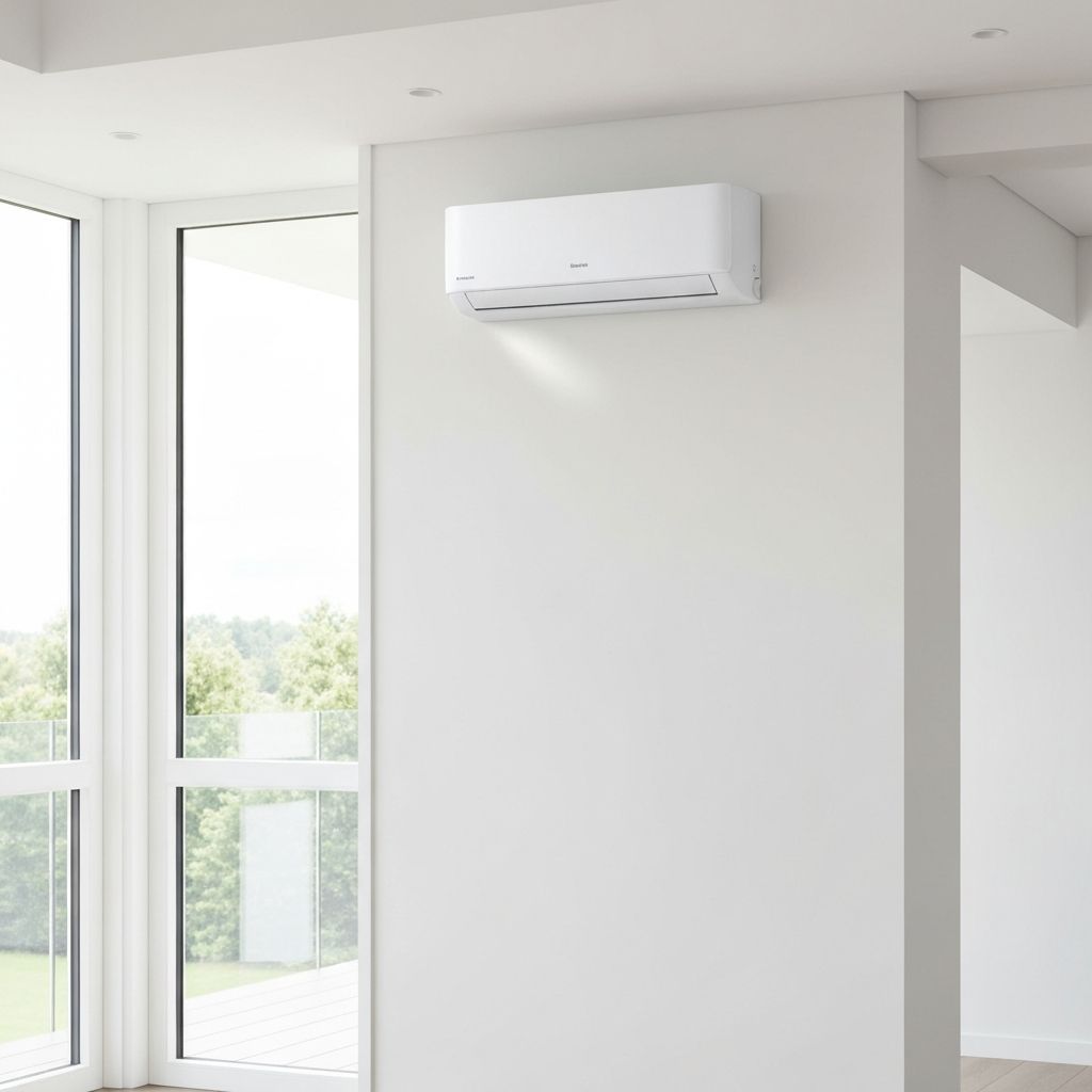 Modern air conditioning installation