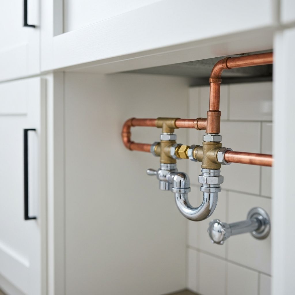 Professional plumbing work